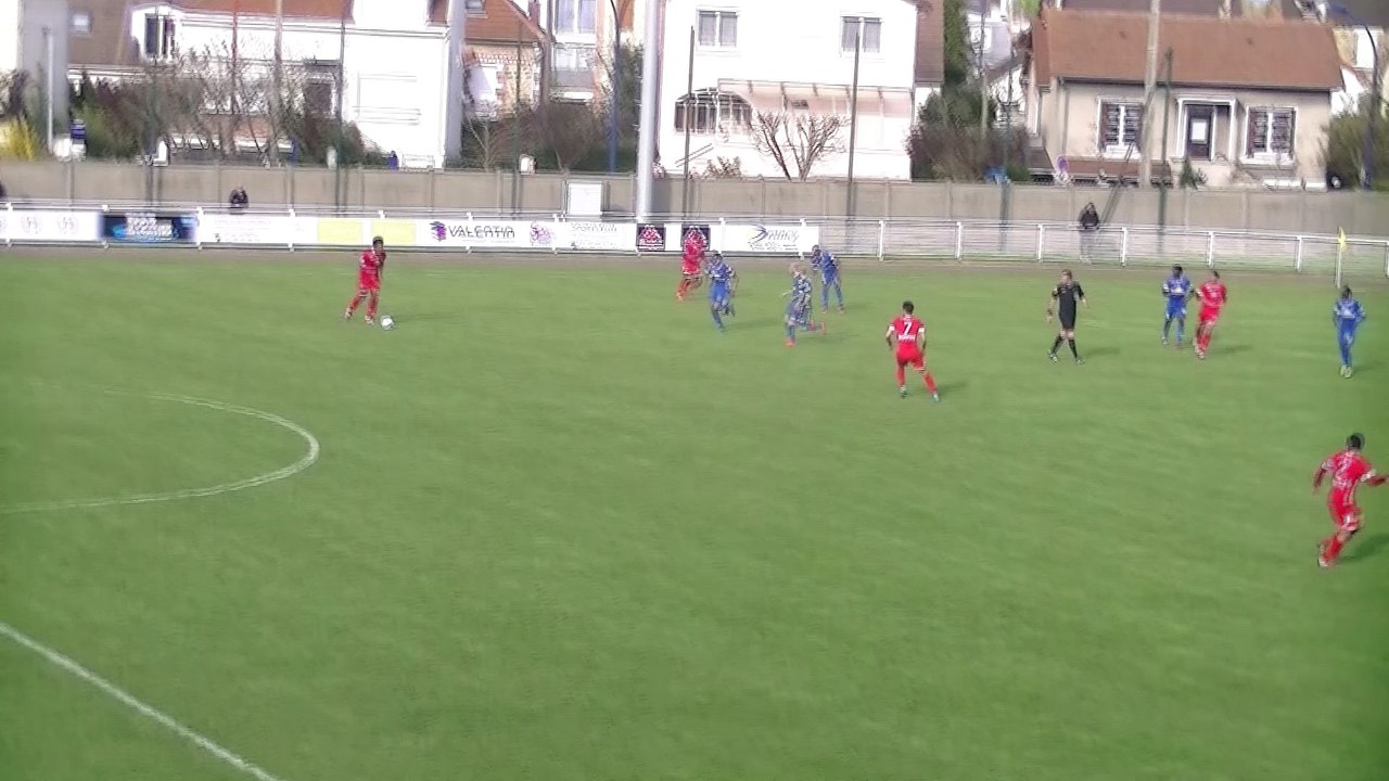 But de Florian David (GF38) contre JA Drancy