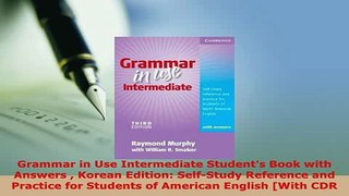 PDF  Grammar in Use Intermediate Students Book with Answers  Korean Edition SelfStudy Download Full Ebook