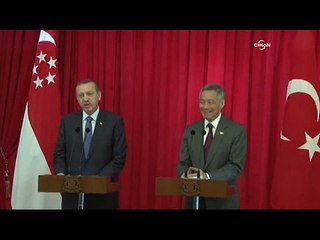 Erdoğan ile Long'un ortak basın toplantısı