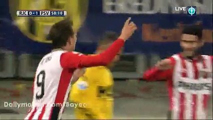 0-2 Luuk de Jong fantastic goal - Roda v. PSV - 16.04.16
