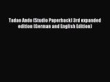 Read Tadao Ando (Studio Paperback) 3rd expanded edition (German and English Edition) PDF Free