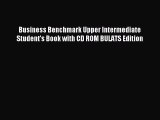 Download Business Benchmark Upper Intermediate Student's Book with CD ROM BULATS Edition PDF