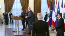 Fransa Cumhurbaşkanı Hollande ile Lübnan Başbakanı Selam'ın Ortak Basın Toplantısı