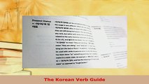 PDF  The Korean Verb Guide Download Full Ebook