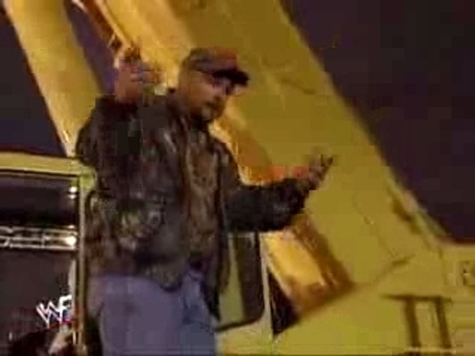 Stone Cold Steve Austin destroys the DX Express Bus