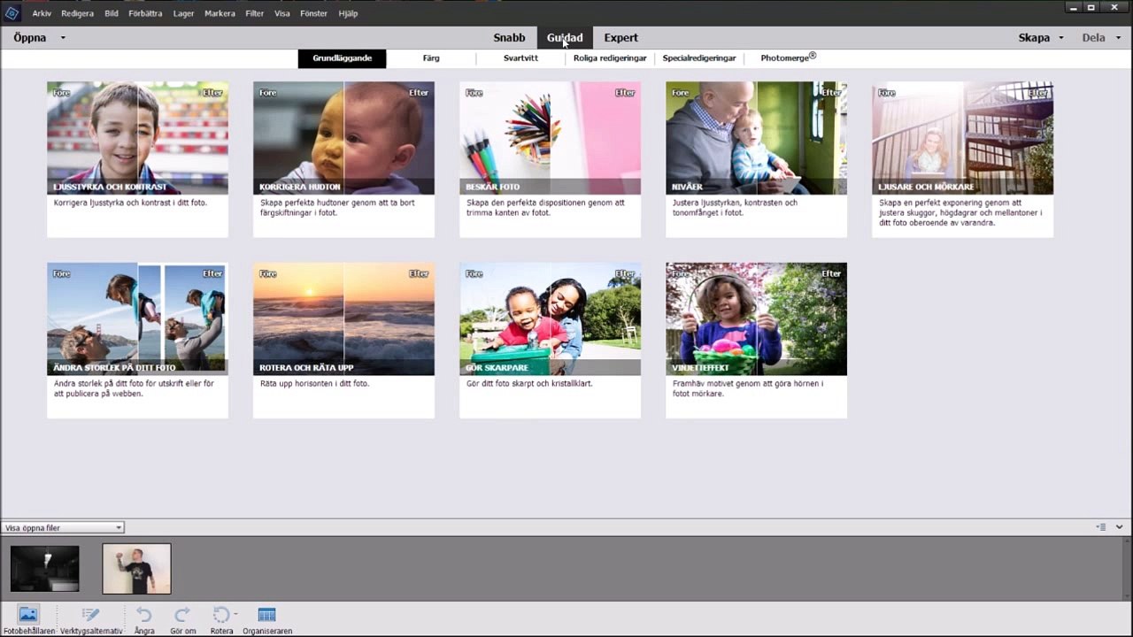 Photoshop Elements 14 for Thumbnails
