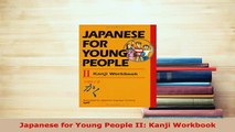 PDF  Japanese for Young People II Kanji Workbook Download Online