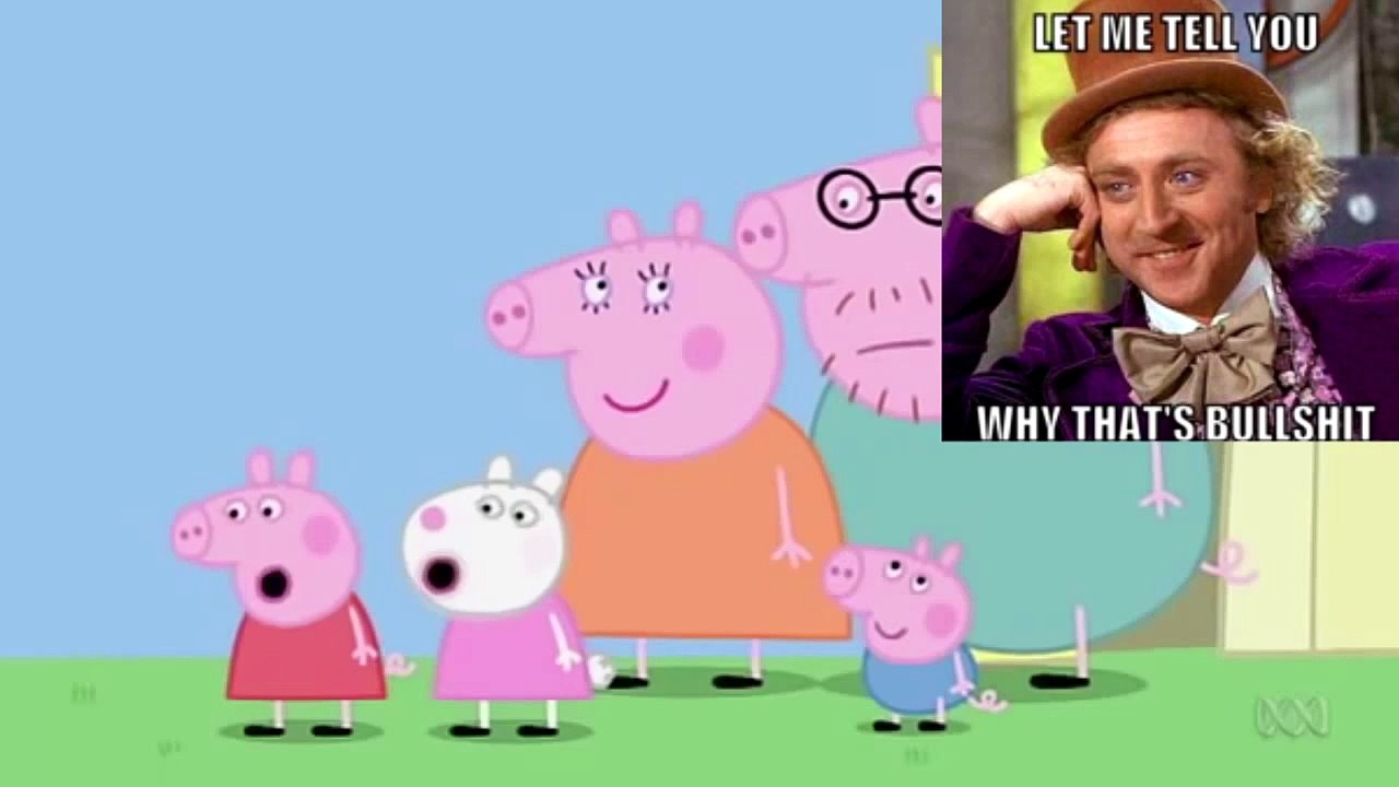 YTP: Peppa Pig - In the olden days