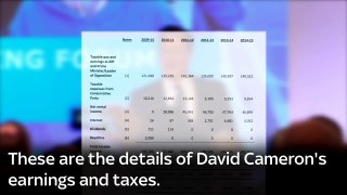Revealed: David Cameron's Finances