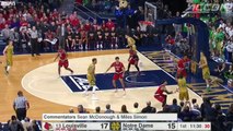 Notre Dame vs. Louisville Womens Basketball Highlights (2015-16)