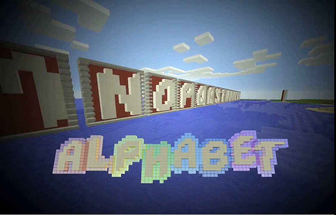 Minecraft Building: How to make Letters !!