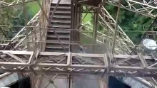 Elevator from Eiffel Tower