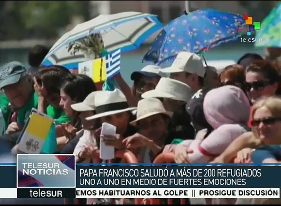 Grecia: líderes cristianos visitan a refugiados en Lesbos