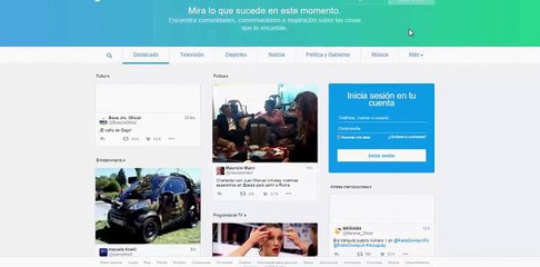 Como crear una cuenta de twitter