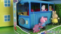 Peppa Pig School Bus Autobus scolaire Ecole Melle Lapin Miss Rabbit Jouets de Peppa