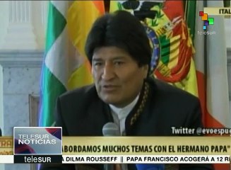 Evo Morales califica positiva la reunión con Bernie Sanders