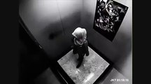 Girl wearing hijab beats 2 guys in the elevator