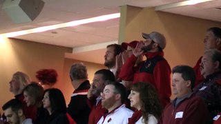 Jennifer Lawrence Does C-A-R-D-S Cheer Louisville vs. Kentucky 12-27-2014