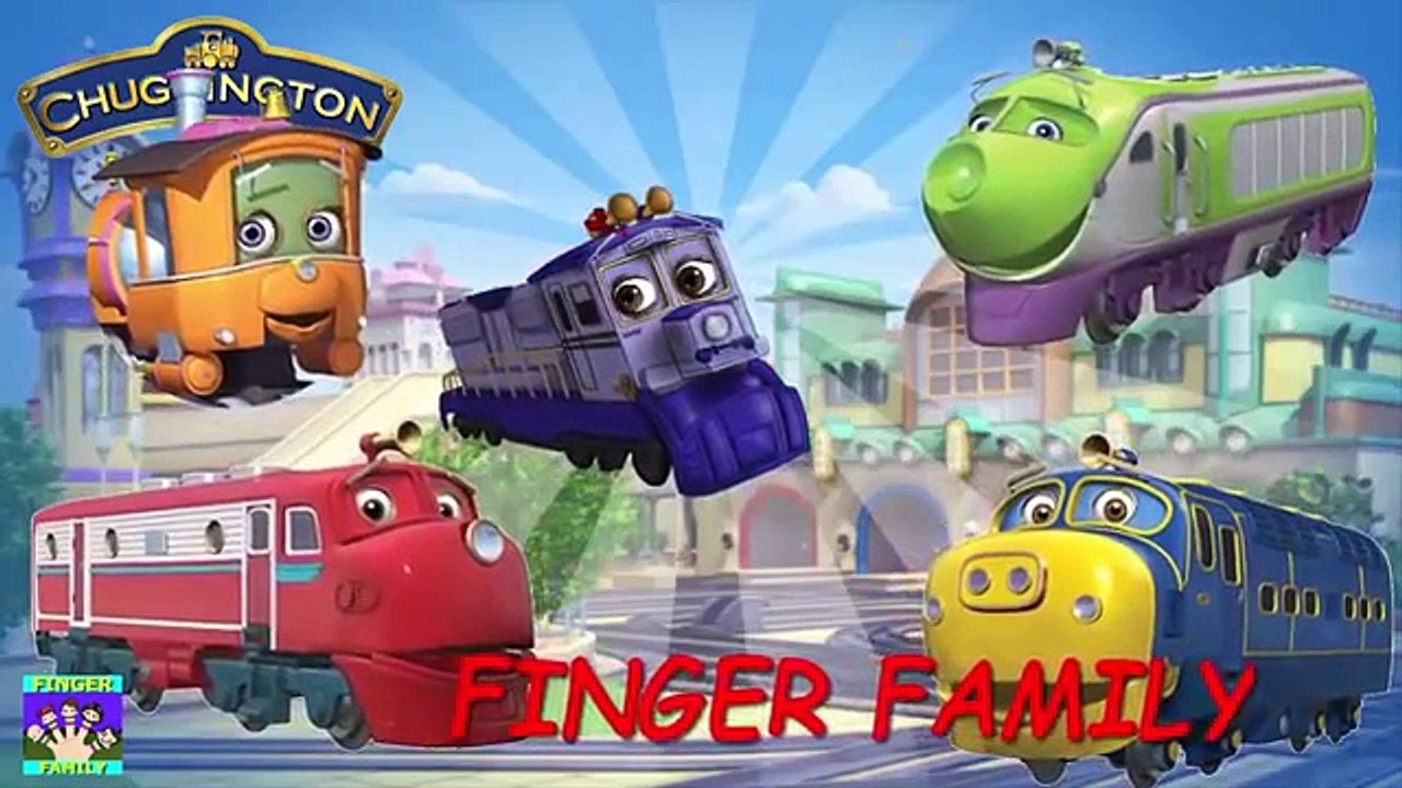 Chuggington Cartoon Full Finger Family Children Nursery Rhymes | Chuggington Finger Family