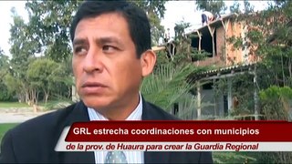 GRL ESTRECHA RELACIONES CON MUN. DE LA PROV. DE HUAURA PARA LA CREACIÓN DE LA GUARDIA REGIONAL