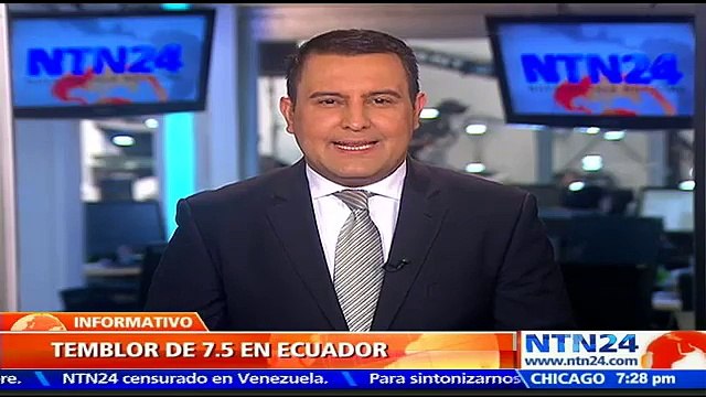 Sismo de magnitud 7.8 sacude la costa de Ecuador: hasta el momento no reporta heridos