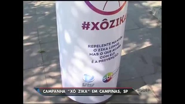 Campinas recebe ação do SBT do Bem contra o zika vírus