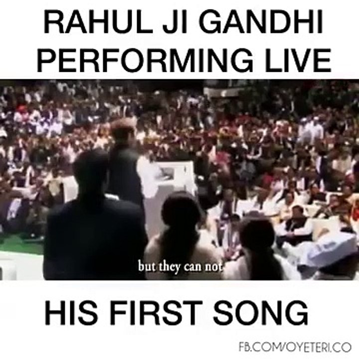 rahul gandhi rap song