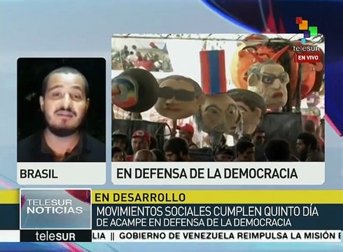 Brasil: movimientos sociales exigen respeto a la democracia