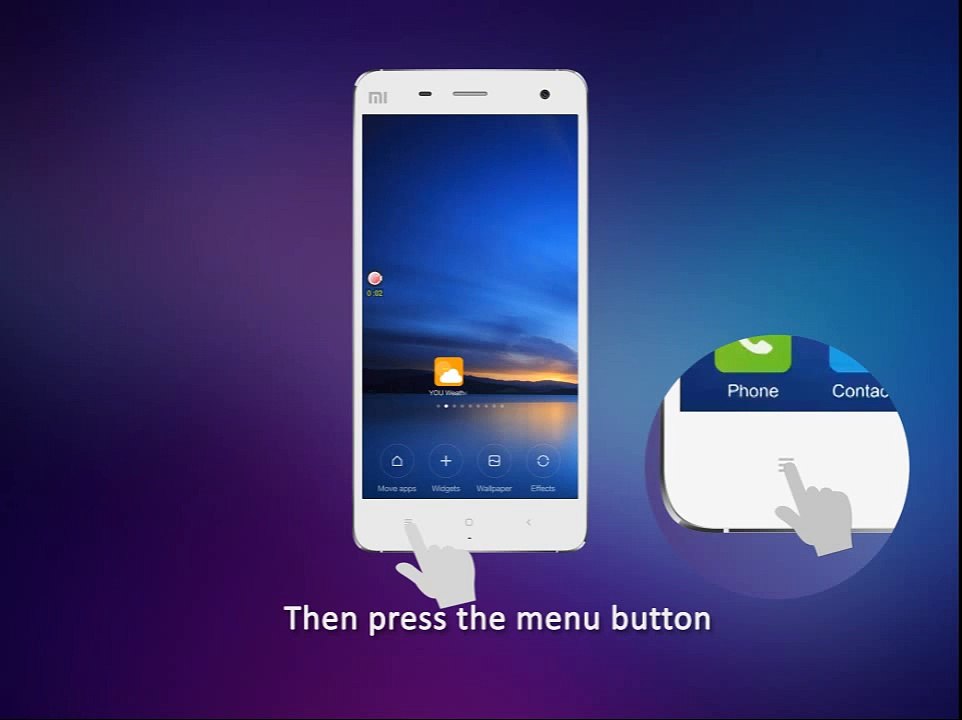 How to Add YOU Weather&Clock Widgets for Xiaomi Phone