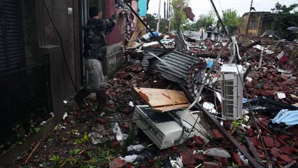 Desolación reina en ciudad uruguaya azotada por tornado