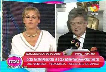 Pedro nominado al Martín Fierro!!!