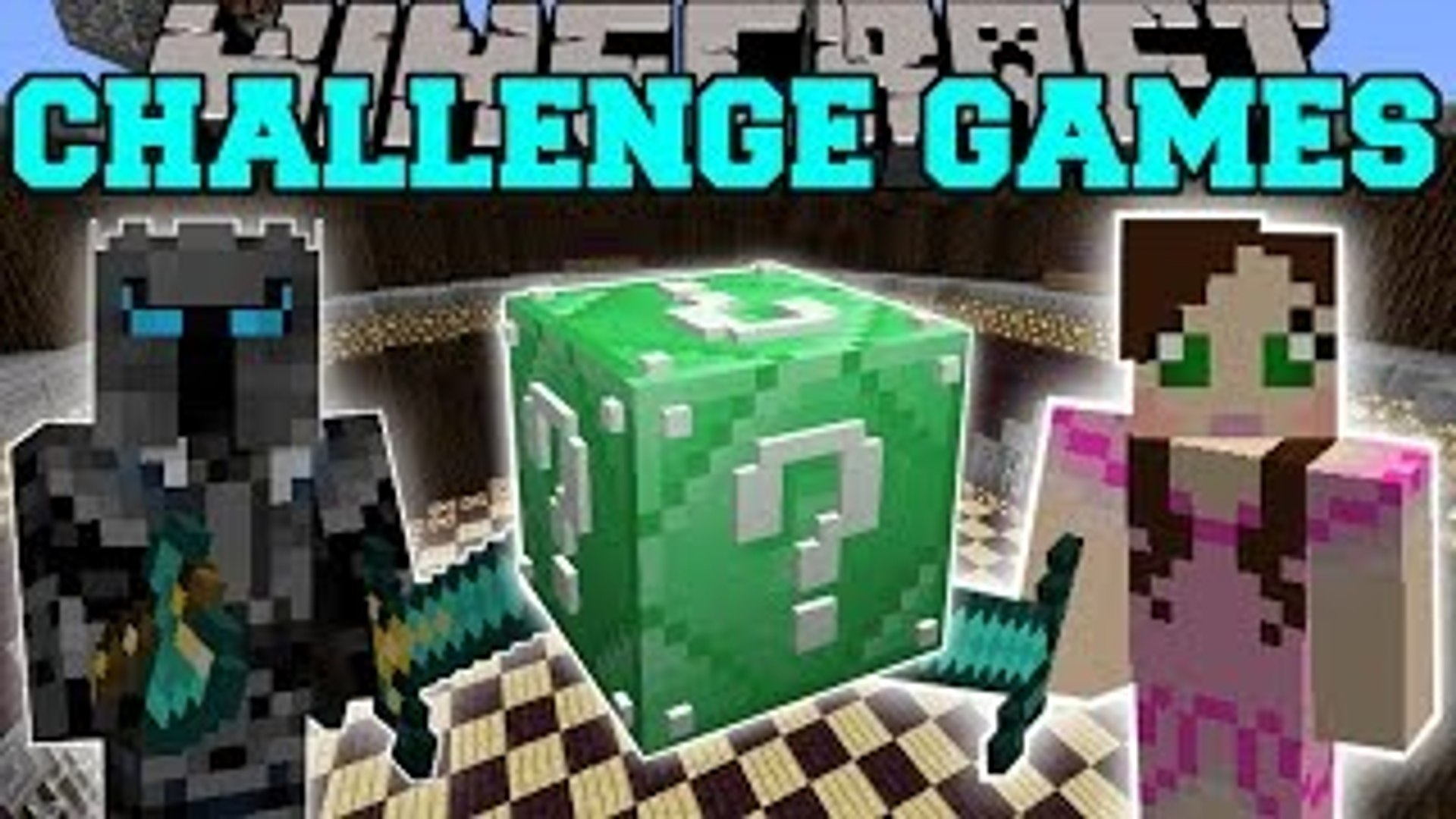 minecraft lucky block challenge with pat and jen