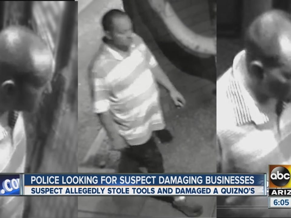 Phoenix police looking for suspect targeting businesses