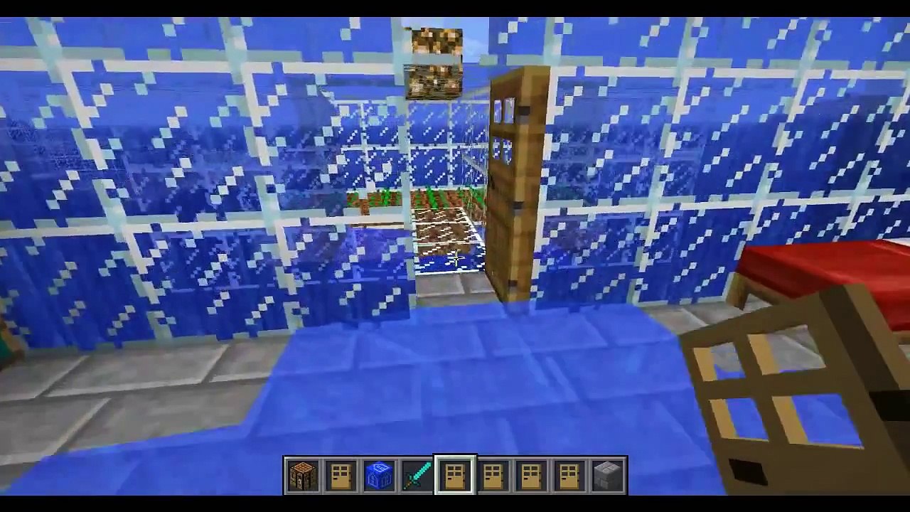 PopularMMOs Jen and Pat Minecraft Mod Showcase   Instant Underwater House   Mod Review