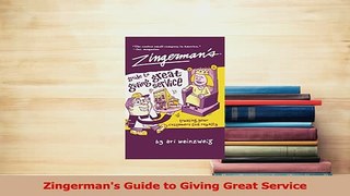 Download  Zingermans Guide to Giving Great Service PDF Free
