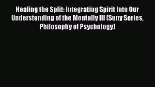 [Read book] Healing the Split: Integrating Spirit Into Our Understanding of the Mentally Ill