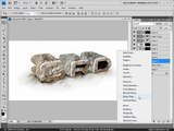 Photoshop Tutorial: Texturing a 3D Logo, part 5