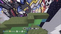Minecraft Timelapse - Finn From Adventure Time. Gone Evil - Biggest Pixel Art Ive Done