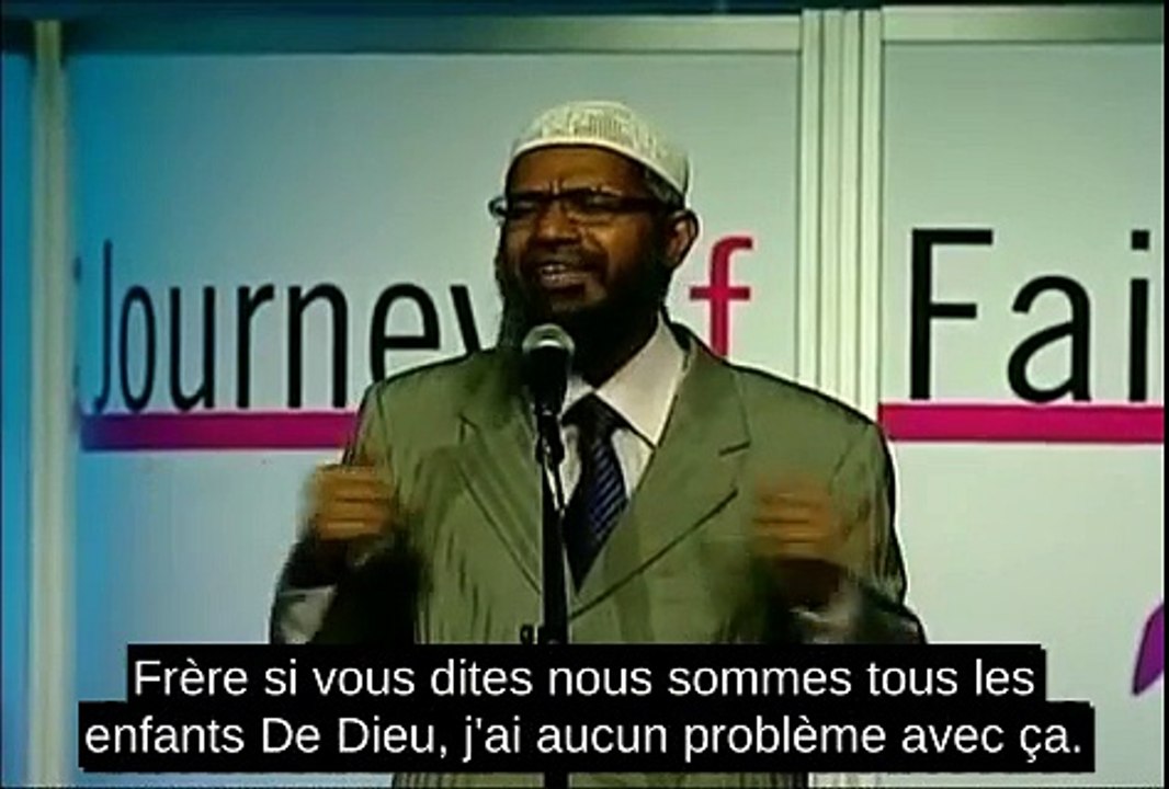 Zakir Naik- Pourquoi Jésus n'est pas fils de Dieu? Chrétien se converit Après la réponse