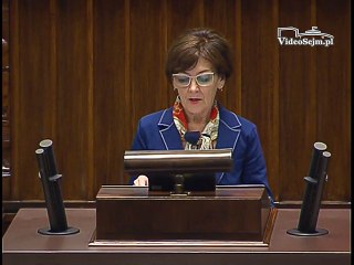 Poseł Teresa Hałas - Oświadczenie z dnia 13 kwietnia 2016 roku.
