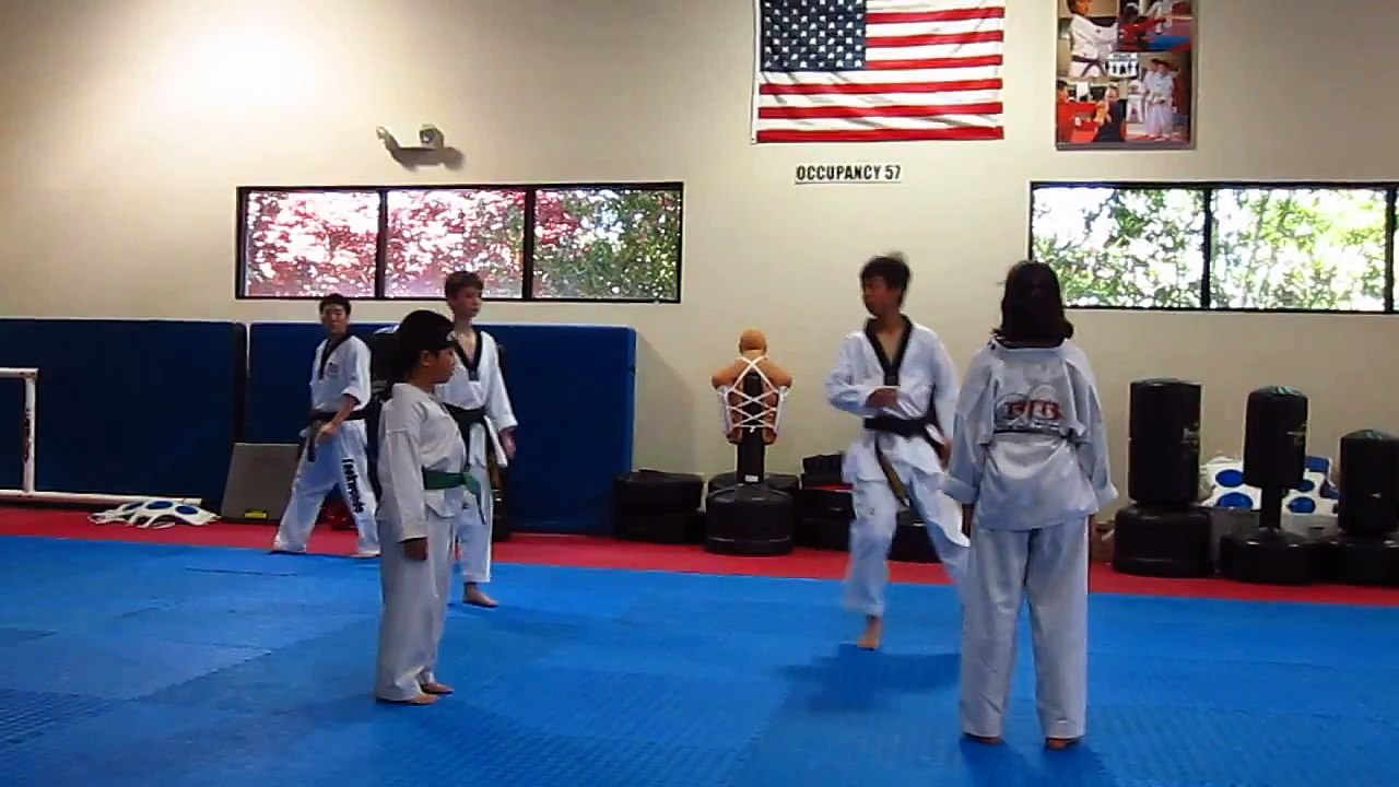 Taekwondo Green Belt Test - Self Defense