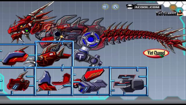 ROBOT VIOLENT T-REX GAME Trò chơi Lắp ghép Robot khủng long bạo chúa