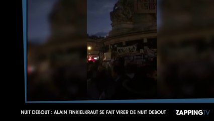 Nuit Debout : Alain Finkielkraut violemment pris à partie, il insulte une militante (Vidéo)