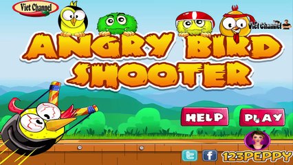 Vietchannel Angry Bird Shooter Game _ Bắn chim Angry Bird_fun games  for kids free all online