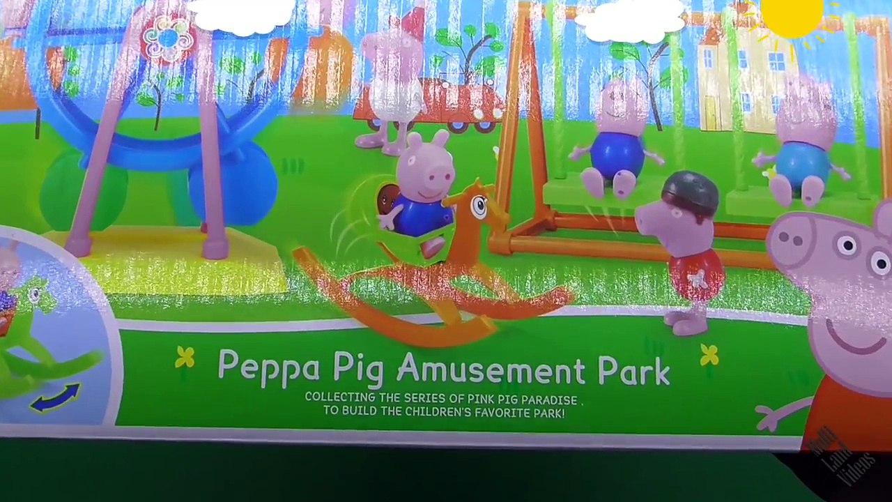 Peppa Pig - Amusement Park. Parque de Atracciones Juego Construcciones Bloques