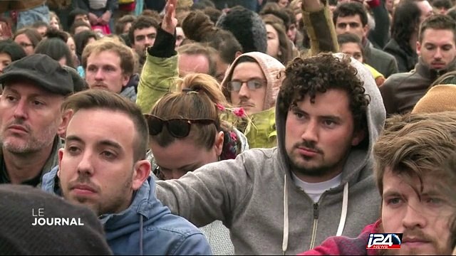 France: Yanis Varoufakis rend visite aux militants de Nuit Debout