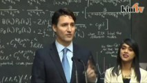 Canadian PM Justin Trudeau explains quantum computing