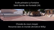 Faut de tout pour faire un monde (Arnold et willy) - Chorale CM - Ecole primaire La Fontaine - St Genies de Fontedit