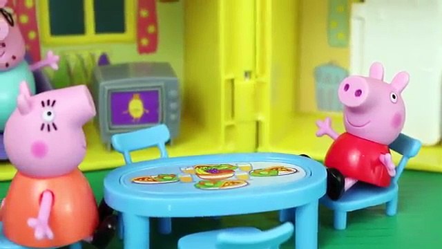 Mickey Mouse Clubhouse Fire Truck Visits Peppa Pig and The Joker Attacks by ToysReviewToys