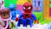Doc McStuffins Duplo Lego Ambulance with Superheroes Superman and Batman with Spiderman